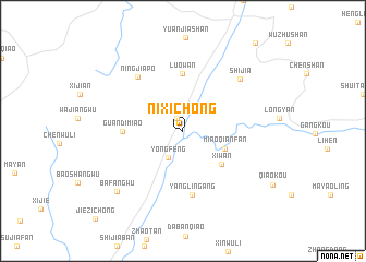 map of Nixichong