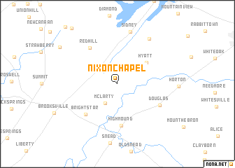 map of Nixon Chapel