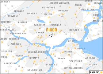 map of Nixon