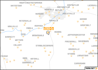map of Nixon
