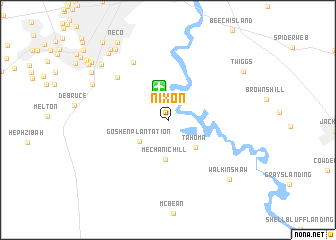 map of Nixon