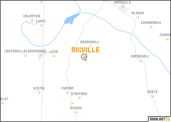 map of Nixville