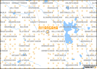 map of Niyangama