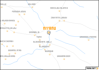 map of Niyānū