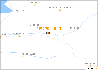 map of Niyazgulovo