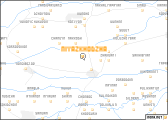 map of Niyaz-Khodzha