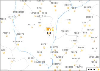 map of Niye
