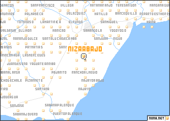 map of Niza Abajo