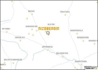 map of Nīzāb-e Pā\