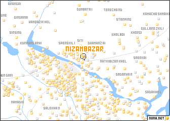 map of Nizām Bāzār