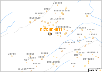 map of Nizām Choti