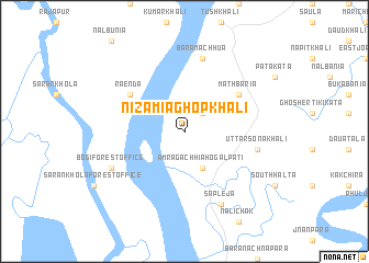 map of Nizāmia Ghopkhāli