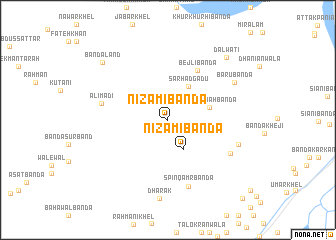 map of Nizāmi Bānda