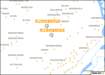 map of Nizāmi Bānda