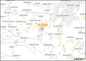 map of Nizami