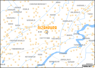 map of Nizāmpura