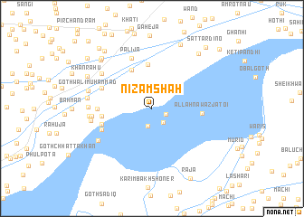 map of Nizām Shāh
