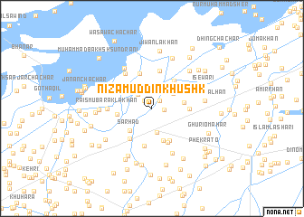 map of Nizāmuddīn Khushk