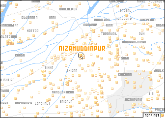 map of Nizāmuddīnpur