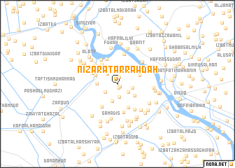 map of Niz̧ārat ar Rawḑah