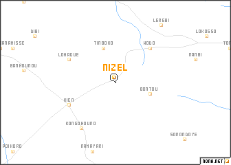 map of Nizèl