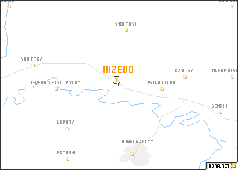 map of Nizevo