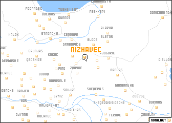 map of Nizhavec