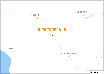 map of Nizhegorodka