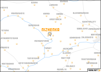 map of Nizhenka