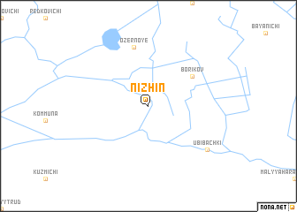 map of Nizhin