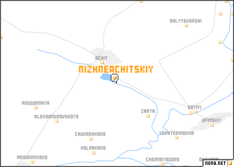 map of Nizhne-Achitskiy