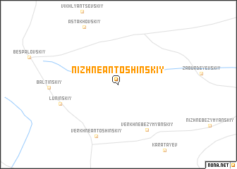 map of Nizhne-Antoshinskiy