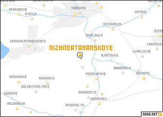 map of Nizhne-Atamanskoye