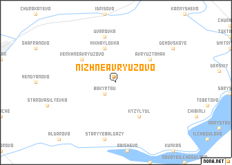 map of Nizhneavryuzovo