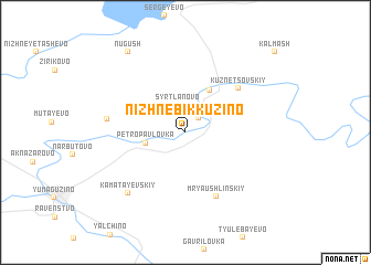 map of Nizhnebikkuzino