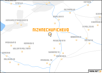 map of Nizhne-Chufichëvo