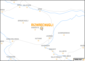 map of Nizhne-Chugli