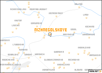 map of Nizhnegol\