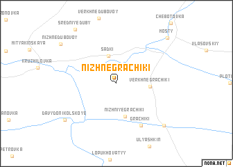 map of Nizhne-Grachiki