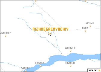 map of Nizhne-Gremyachiy