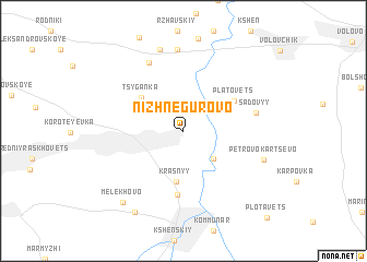 map of Nizhne-Gurovo