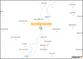 map of Nizhneivkino