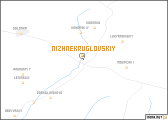 map of Nizhnekruglovskiy