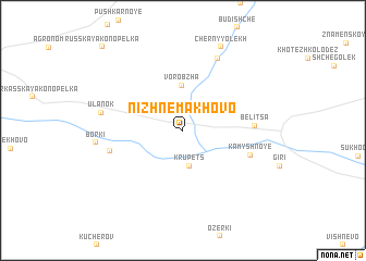 map of Nizhnemakhovo