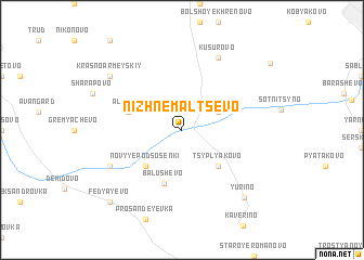 map of Nizhnemal\