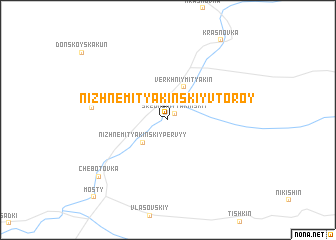 map of Nizhne-Mityakinskiy Vtoroy