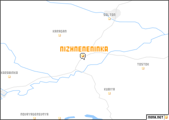 map of Nizhneneninka