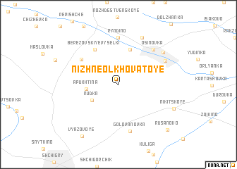 map of Nizhne-Ol\