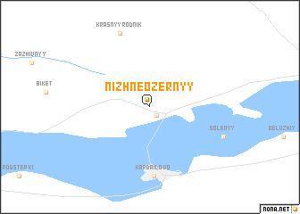 map of Nizhne-Ozërnyy