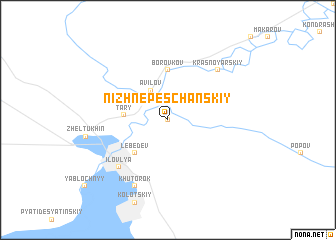 map of Nizhnepeschanskiy